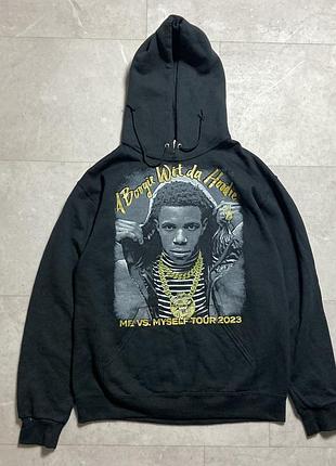 Кофта худі a boogie wit da hoodie me vs myself tour rap hip hop hoodie medium
