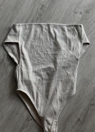 Нове боді-бандо topshop з люрексом (розмір m-l)