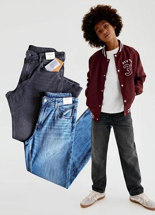Детские джинсы h&amp;m для парня подростка relaxed tapered fit 158 164