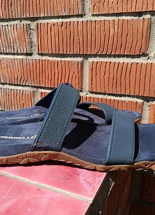 Женские кожаные шлепанцы / сандалии merrell (размер 41-42) — стелька 27.5 см