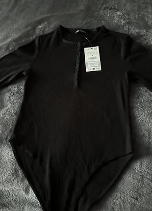Боді на довгий рукав zara