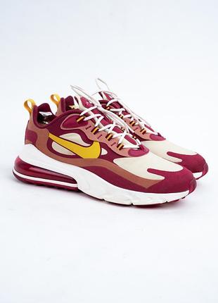 Кроссовки мужские nike air max 270 react красные нюдовые размер 43
