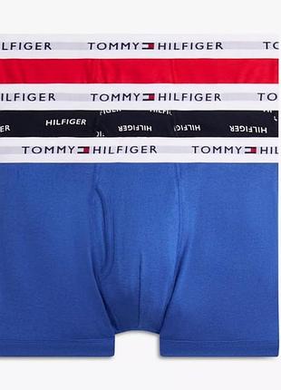 Комплект трусів боксерів tommy hilfiger 
cotton classics trunk 3-pack