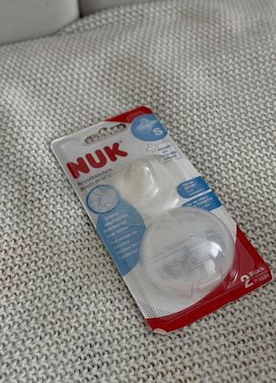 Nuk силіконові накладки на соски, розмір s (2 шт.)