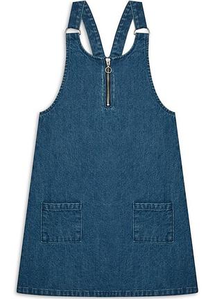 Джинсовый сарафан для девочки 9-10 лет, рост 140, фирма denim co