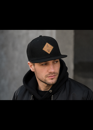 Кепка southbuddy snapback, черная, унисекс