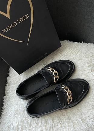 Лофери шкіряні marco tozzi 🖤