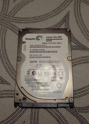 Seagate 500gb 2.5" sata, жёсткий диск для ноутбука, в хорошем состоянии