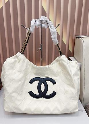 Chanel coco beach tote bag