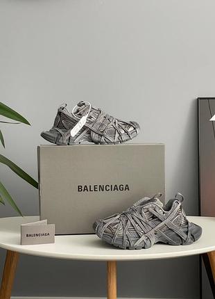 Balenciaga 3xl extreme lace sneakers grey