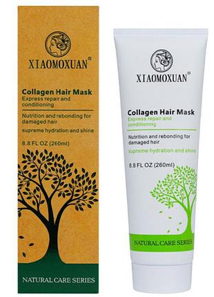 Xiaomoxuan collagen hair mask - восстанавливающая маска для волос с коллагеном