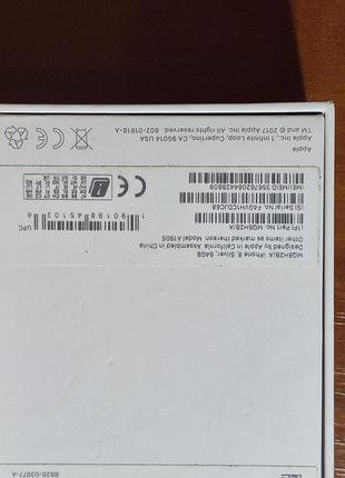 Apple iphone 8 64 gb silver/оригінал/ 9