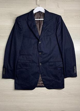 Чоловічий вовняний піджак suitsupply super 120's wool оригінал преміальний класичний блейзер luxury smart casual розмір m / ua 48