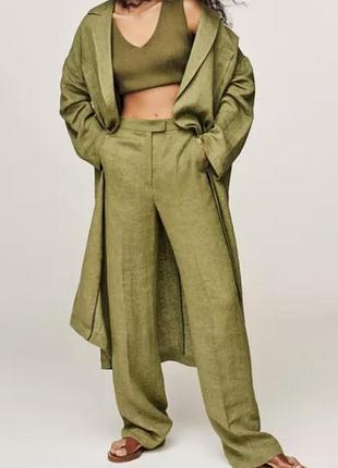 Штани maxmara італія льон