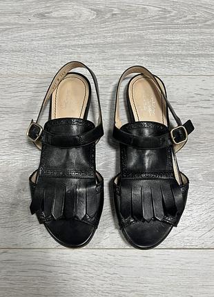 Шкіряні босоніжки santoni