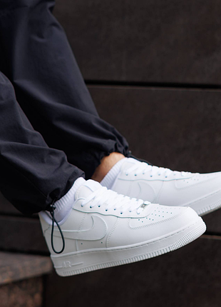 Air force 1 07 leather white 8