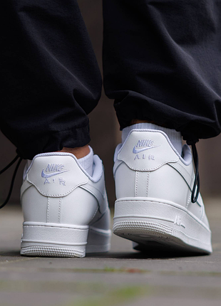 Air force 1 07 leather white 9