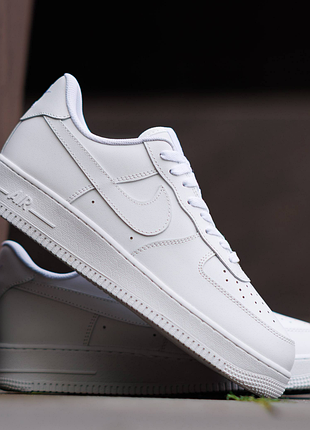 Air force 1 07 leather white 5