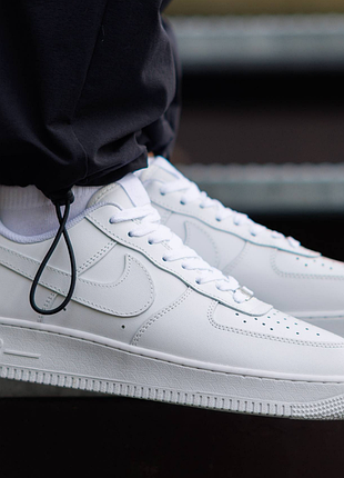 Air force 1 07 leather white 6