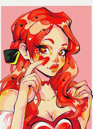 Картина по номерам - валентинка @ nila_art_art (40x50 см)