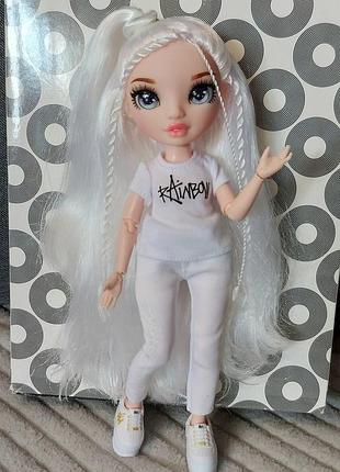 Лялька rainbow high color & create diy doll blue eyes - рейнбоу хай розфарбуй і створи ляльку сам! (сині очі)