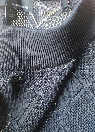 Водолазка мужская фактурная g-star raw knitted стрейчевая р.l в идеале 6