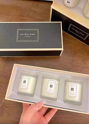 Роскошный набор оригинальных парфюмированных свечей от jo malone