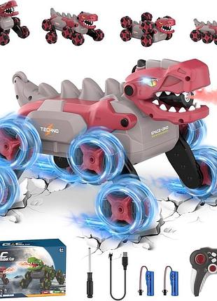 Игрушка на радиоуправлении трюковый 8-колесный робот динозавр 2209 | машинка на радиоуправлении динозавр 2209 a-toys