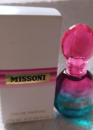 Миниатюра парфюмированной воды missoni.оригинал.
