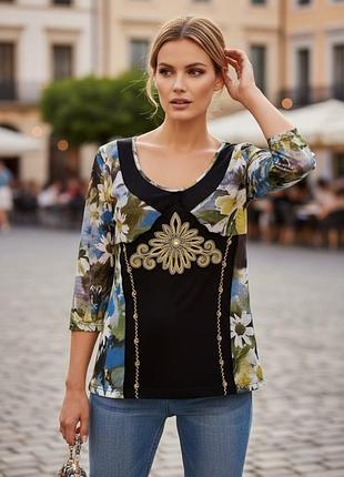 34. романтична дизайнерська блуза італійського бренду shirt passion, made in italy