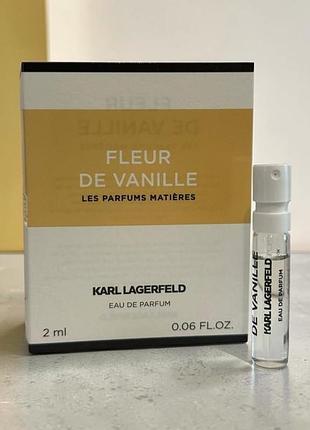 Karl lagerfeld fleur de vanille парфумована вода пробник 2 мл