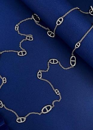 Кольє hermes преміум якість / біле або золоте 5