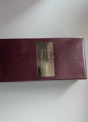 Oriflame sublime nature tonka bean
