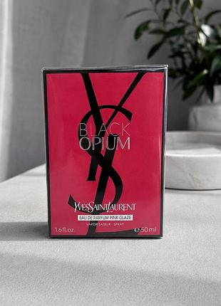 Ysl black opium pink glaze 50 мл, оригінал, новий