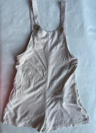Комбинезон stradivarius xs лен+вискоза