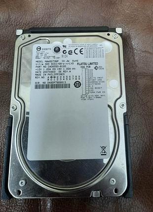 Вінчестер fujitsu maw3073np. обсяг: 73,5 гб жесткий диск накопитель