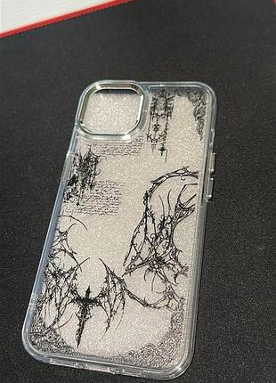 Чохол apple iphone 11 прозорий з принтом
