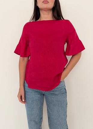 Льняна сорочка massimo dutti