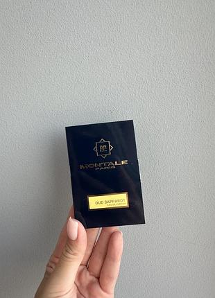 Пробник парфюмированной воды от французского бренда montale paris.