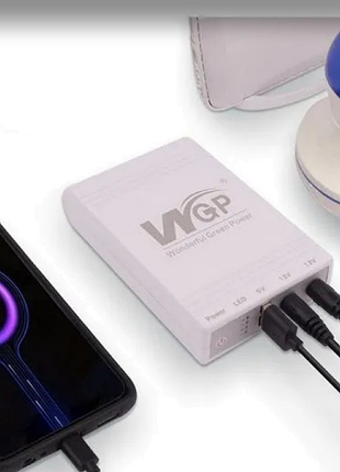 Джерело безперебійного живлення для роутера 10400mah, usb виходи, dc 5v, 9v, 12v. дбж для роутерів.
