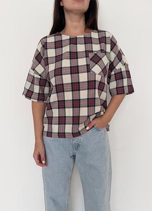Сорочка в клітинку zara