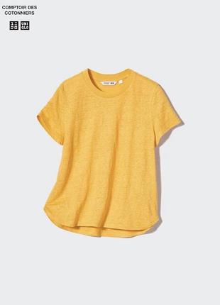 Лляна футболка uniqlo x comptoir des cotonniers