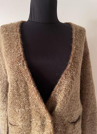 Жіночий вовняний кардиган s/m turnover 4