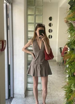 Плаття zara бежеве, розмір s