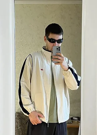 (m-l) nike vintage олимпийка олимпийка ветровка ветровка на утяжках винтажная винтаж