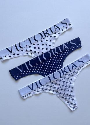 Трусики стринги виктория сикрет трусы victoria’s secret набор комплект