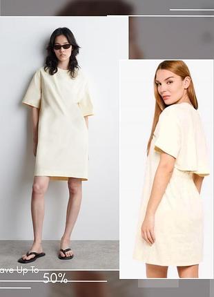 Базова сукня футболка h&m масло бавовна