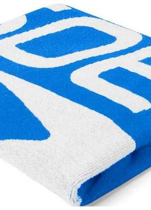 Рушник speedo logo towel au синій, білий уні 75 х 145 см