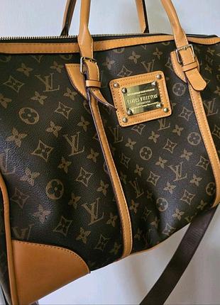 Розкішна сумка louis vuitton 45 см унісекс з алюмінієвою вставкою