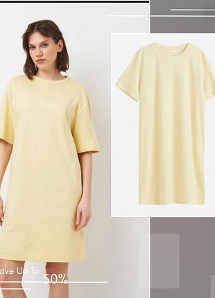 Базова сукня футболка h&m масло бавовна